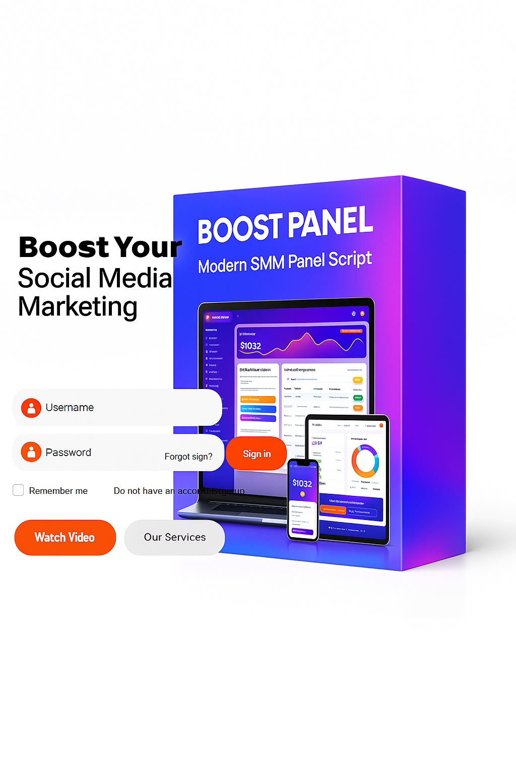 Boost Panel – Modern SMM Panel Script