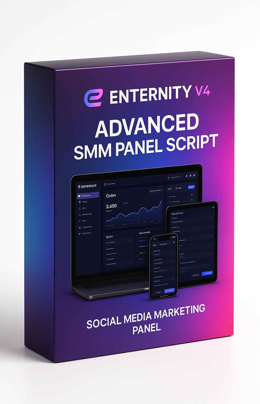 Enternity V4 – Advanced SMM Panel Script